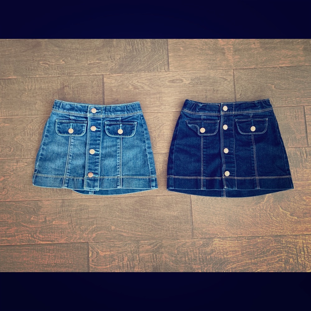 Abercrombie Kids Denim Skirts (size 5/6)